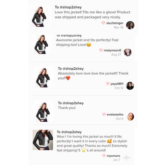 🚨 FAUX LEATHER JACKET - Picture 8 of 9